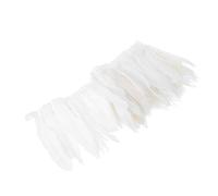 Uonlytech 1pezzi Piuma d Oca Fai da Te per Cucire Vestiti Striscia di Stoffa Piume per Decorazioni Fai da Te per Cappelli Ragazza e Accessori