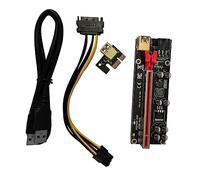 Uonlytech 1set Adattatore Pci-e Riser Interfaccia Pin Estensione Per Schede Grafiche Per Criptovalute Compatibile Gpu Pcb Isolato Design e