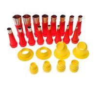 Uonlytech 1set Completo Di Ugelli Per Calafataggio Acciaio Inossidabile Strumenti Di Finitura Per Applicazione Di Sigillanti e Adesivi Design Senza Perdite Adatto Progetti Domestici e