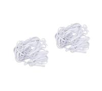 Uonlytech 2 Banda Elastica Biancheria Intima Pantaloni Abbigliamento Fascia Elastica Accessorio per Cucire Indumenti Cordoncino Elastico per Cucire Biancheria Intima Bande Bianca