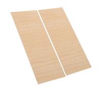 Uonlytech 2 Pezzi dado della casa delle bambole mobili per case delle bambole Mobili in miniatura pannello da parete in legno in miniatura decorazioni per la casa delle bambole asse Beige