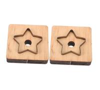 Uonlytech 2 Pezzi Fustella per Taglio Pelle DIY Stampo per Fustellatura Cinghia Legno Mold per Taglio Pelle Strumento per Creazioni Artigianali Facile da Usare