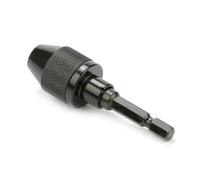 Uonlytech 2 pezzi Mandrino Rapido senza Chiave in Alluminio Adattatore per Punte da Blocco Sicuro per Trapano e Avvitatore Resistente e Anti