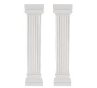 Uonlytech 2 pezzi Mini pilastro romano: statuette per casa delle bambole, decorazione artistica, scultura, ornamento per decorazioni da tavolo per matrimoni, portacandele, accessori per foto