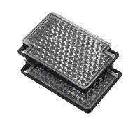 Uonlytech 2 Pezzi Pannello Retroriflettente Sensore Fotoelettrico Riflettore Quadrato Riflettore Sensore Fotoelettrico A Raggio Riflettore