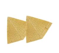 Uonlytech 2 Pezzi Piramide Egiziana in Resina Decorativa per Casa e Ufficio Statue Piccole Resistenti e Antiche per Decorazione Bonsai e Tavolo