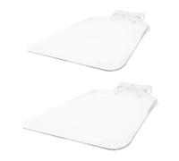 Uonlytech 2 pezzi Protezione Trasparente per Smerigliatrice Paraschizzi Angolare Resistente Temperature Facile Installazione Copertura Paraocchi per da