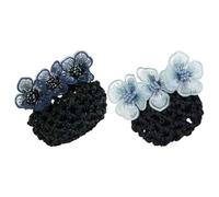 Uonlytech 2 Pezzi Rete per Chignon Elegante per Donna, Accessorio per Chioma Chic e Modellabile, come Regalo per Occasioni Speciali