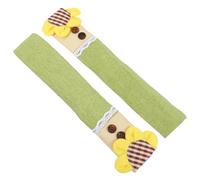 Uonlytech 2 Pz Guanti Per Maneggiare Il Frigorifero Coperture Per Maniglie Del Frigorifero Decoro Coprimanopola Forno Copertura Della Maniglia Del Frigorifero Cucina Stoffa Green