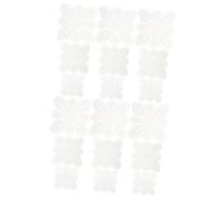 Uonlytech 2 Set Cucire Rete di Plastica Tela Maglia Forma Tessere Fabbricazione Cuscinetti in Rete A Punto Croce Forniture per La Produzione di Borse Bianca 15 Pezzi*2