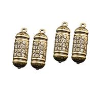 Uonlytech 2 Set Cuore Sutra Ciondolo Sutra Charms Per Borse Ornamento Da Appendere Portachiavi Ciondolo Gioielli Fai Da Te Ciondolo Portachiavi Ottone 2 Pezzi * 2