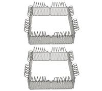 Uonlytech 2 set di accessori per scene di guerra, blocchi da costruzione - di recinzione in miniatura per scene di micro paesaggi - giocattolo in plastica per accessori per case delle bambole