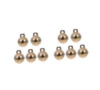 Uonlytech 2 Set Ornamenti A Campana Di Ottone Tintinnare Le Campane Di Natale Mini Campanelli Chiamata Campana Decorativa Campane Per Animali Domestici Di Metallo Rame D'oro 5 Pezzi * 2