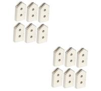 Uonlytech 2 Set Taglia Cutter Teste di Taglio per Bottiglie di Vino Strumento per Tagliare Le Bottiglie Tagliavetro per Spesso Tagliabottiglie di Lega Argento 6 Pezzi*2