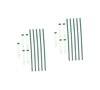 Uonlytech 2 Set Tubo di Stoccaggio dell'Acqua Orchidea Tubi Floreali Floreale Tubo dell'Acqua dello Stelo del Fiore Fiale di Tubi d'Acqua Floreali Tubo Porta Fiori Plastica 5 Pezzi * 2