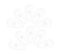 Uonlytech 20 paia Naselli Occhiali Antiscivolo in Silicone Trasparente Cuscinetti Naso per Occhiali Morbidi e Resistenti per Sport Viaggi e Uso Quotidiano