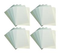 Uonlytech 20 Pezzi Cartellina Porta Documenti a Forma Design Robusto e Struttura Stabile in Plastico Colore Sfumato per Ottimizzare Spazio in Ufficio