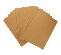 Uonlytech 20 Pezzi Cartellina Portadocumenti in Carta Kraft Formato A4 Resistente All'usura Superficie Scrivibile per Ricette e Appunti di Lavoro
