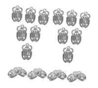 Uonlytech 20 Pezzi Ciondoli Insetto Egiziano in Amuleti Per Creazione Di Gioielli Accessori Per Collane e Braccialetti Fai Da Te Dettagli in Cristallo