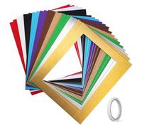 Uonlytech 20 Pezzi Disegna Una Cornice di Carta Fotografica Multipack Stuoie per Immagini Stuoia Dell'immagine Cornici per Immagini di Cartone Tappetini per Telaio Fotogrammi delle Immagini