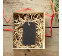 Uonlytech 20 Pezzi Etichette Prezzo in Legno con Corda Lavagnette Appendibili per Gioielli Abbigliamento e Articoli da Negozio Segnaposto e Decorazioni Versatili