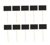 Uonlytech 20 Pezzi Mini Lavagnette in per Etichette Piante e Segnaposto Lavagna Nera per Giardino Decorazione Matrimonio Cartellini Resistenti e Riutilizzabili per Eventi e Buffet