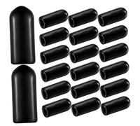 Uonlytech 20 Pezzi Tappo per Bottiglia aerografo Portatile raccordi Barattolo dell'aerografo Tappo di Bottiglia in plastica per aerografo Tappi di Bottiglia di Vernice Black