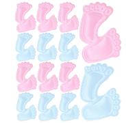 Uonlytech 200 Pezzi Coriandoli Impronte Bebè Non Tessuto Rosa e Blu Decorazioni da Tavola per Shower Accessori per Feste di Rivelazione del Sesso Decorazioni Riutilizzabili per Eventi