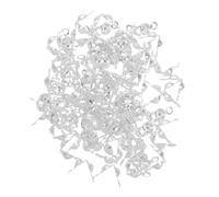 Uonlytech 200 pezzi Fermagli per Braccialetti e Collane in Argento Coprifilo con Chiusura Capicorda per Gioielli Fai da Te Accessori per Creazione