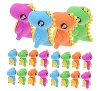 Uonlytech 24 Pezzi Gommine Dinosauro per Erasers Divertenti Animali Cancellare Piccole e Portatili per Scuola e Festa Compleanno Studenti Colori Misti
