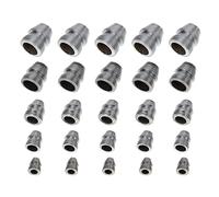 Uonlytech 25pezzi Cunei Rotondi Martello in Ferro Per Falegnami e Operai Edili Maniglia Resistente e Antiruggine Per Installazione Utensili