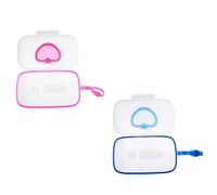 Uonlytech 2pezzi Custodia per Fazzoletti Umidi in Resistente e Pratica Impedisce Asciugatura Evitando Sprechi Portatile e Leggero Organizza Fazzoletti e Salviette Colore Casuale