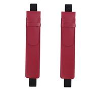 Uonlytech 2pezzi Custodia Pu Per Penna Stilo Borsa Protettiva Leggera e Compatta Design Pratico Con Fascia Elastico Per Scrittura e Conservazione Di Penne Stilografiche e Accessori Per
