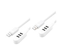 Uonlytech 2pezzi Hub Usb Estensione Caricatore Multi-port Compatto e Facile Da Trasportare Compatibile Con Dispositivi Usb Design Professionale Per Trasmissione Dati Veloce e Stabile