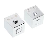 Uonlytech 2pezzi Kit Di Riparazione Per Rubinetti Da Bagno Di Maniglie Quadrate Facili Da Installare Per Miscelatori e Valvole Termostatiche Compatibile Con Vari Modelli Di Rubinetti e Docce