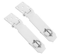 Uonlytech 2pezzi Luccetto Gancio in Acciaio Inossidabile Serratura Sicurezza Per Porta Chiavistello Per Cancelli e Armadietti Con Per Installazione Facile Set