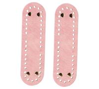 Uonlytech 2pezzi Modellatore Ovale per Base Fondo Borsa Imbottitura in Pu per Borsa all Uncinetto Cuscino per Fondo Fai da Te Adatto per Realizzazione Borse Casual e Formale per Accessori