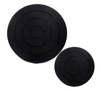 Uonlytech 2pezzi Piatto Girevole in Argilla Base Rotante in Plastica Supporto per Decorare Torte Girevole Gradi Cuscinetto per Sculture in Ceramica