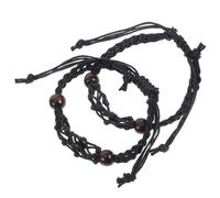 Uonlytech 2pezzi Porta Braccialetti di Cristallo Vuoto Regolabile Cordino Tessuto a Mano Supporto per Creazione di Gioielli Fai da Te Rete di Cristallo