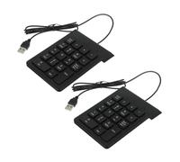 Uonlytech 2pezzi Tastierino Numerico Usb Tastiera Portatile Per Computer Pc Notebook Compatto e Per Contabilità Finanziaria e Lavoro