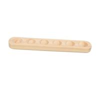 Uonlytech 2pezzi Vassoio Di Stoccaggio Per Uova Legno Design Semplice Con Protettiva Organizer Per Cucina Porta Uova Legno Per Home Decor Colorate o Fresche