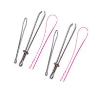 Uonlytech 2set Infilatore per Coulisse Guidafilo in Plastica Macchina per Filo da Ricamo Inseritore per Aghi da Cucito Apparecchio per Infilare Strumento per Infilare Filo Cucito