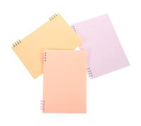 Uonlytech 3 Pezzi Blocco Note Spiralato Quaderni Colorati Giallo Rosa per Ufficio e Scuola Planner Portatile per e Programmazione Attività