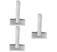 Uonlytech 3 Pezzi Clip da Cucito Artigianale Jumbo di Grandi Dimensioni Materiale Tessuto Cucitura Cucire Fermaglio per Orlare Il Righello Comoda Clip per Orlo Acciaio Inossidabile Argento