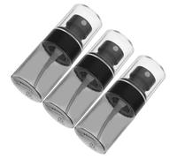 Uonlytech 3 Pezzi Flacone Spray Nero 30ml in Pet per Liquidi da Viaggio Design Spray Portatile e Contenitore Provvisorio per Viaggi e Trasporto Cosmetici