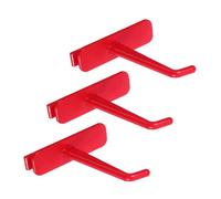 Uonlytech 3 Pezzi Ganci per Pegboard Garage Plastica Supporto per Chiavi e Attrezzi Detailing Auto Ganci Resistenti da Parete per Organizzazione Officina e Pulizia Veicoli