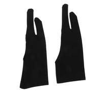 Uonlytech 3 Pezzi Guanti da Due Dita per Artisti da Guanti Elastici Antisporco e Antisudore per Scrittura e su Tablet e Piccola Multifunzione per Pittura Digitale e