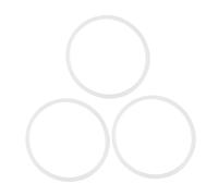 Uonlytech 3 Pezzi Guarnizione in Silicone per Contenitori Bento Anelli Sigillanti Riutilizzabili Resistenti al Calore Guarnizioni Impermeabili per Pranzo Fresco e Antispreco Accessori