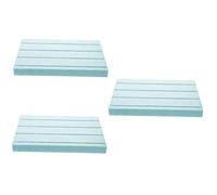 Uonlytech 3 Pezzi Piatto di Fondo per Montagna per La Scheda in Schiuma Pannello di Schiuma Modellazione ASSE Polistirolo Schede di Schiuma Bianco Pannelli a Parete Carta Colorata Sky-Blue