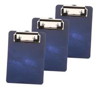 Uonlytech 3 Pezzi Portable Decorative Clipboard Sturdy Wear Resistant Writing Support Board For Office School Menu And Document Clamping Night Sky Design